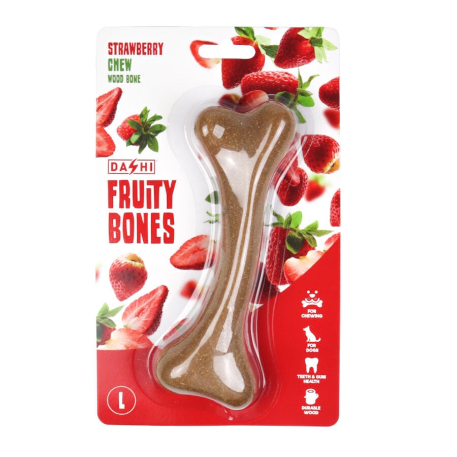 Dashi Fruity Bone Fresa mordedor para perros, , large Imagen numero 1