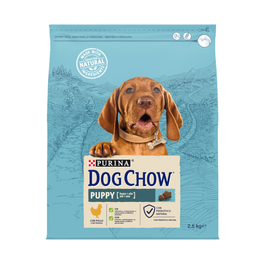2.5 kg Dog Chow Puppy Pollo pienso para perros, , large indicador imagen numero 1