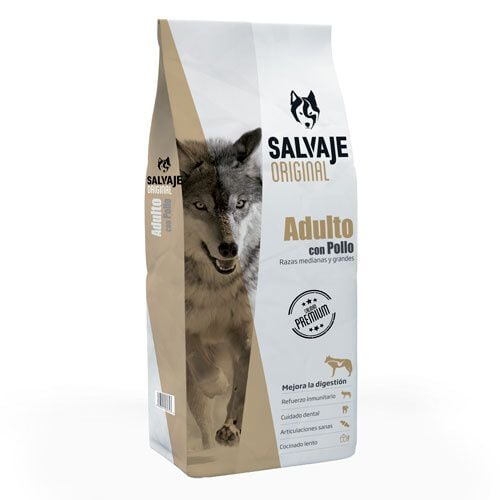 Salvaje Original con pollo pienso para perros Imagen numero 1