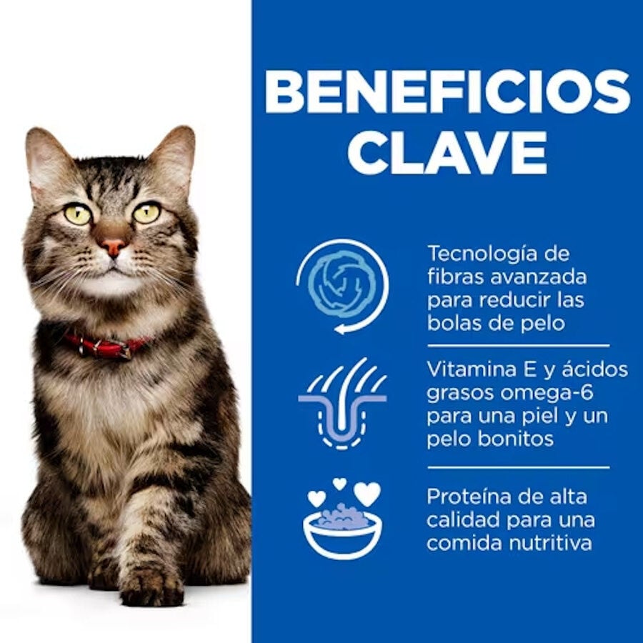 7 kg Hill's Science Plan Adult Hairball y Perfect Coat Pollo pienso para gatos, , large indicador imagen numero 3