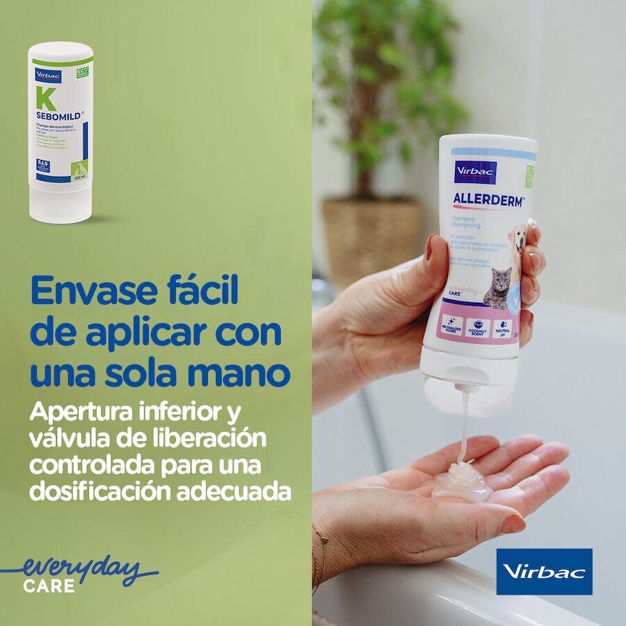 Virbac Sebomild Champ&uacute; para pieles grasas en perros y gatos, , large Imagen numero 7