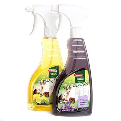Flamingo Clean Spray limpiador de jaulas aroma Imagen numero 1
