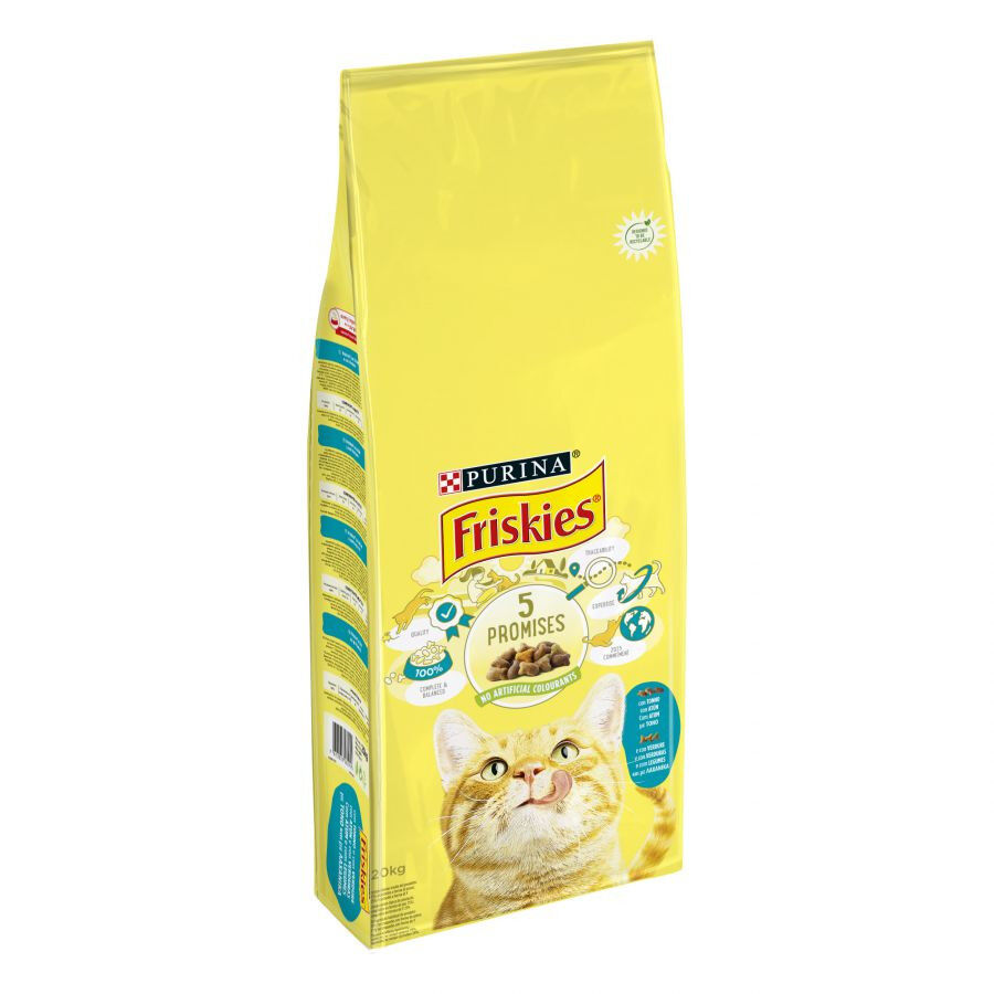 20 kg Friskies At&uacute;n y Verduras pienso para gatos, , large Imagen numero 1
