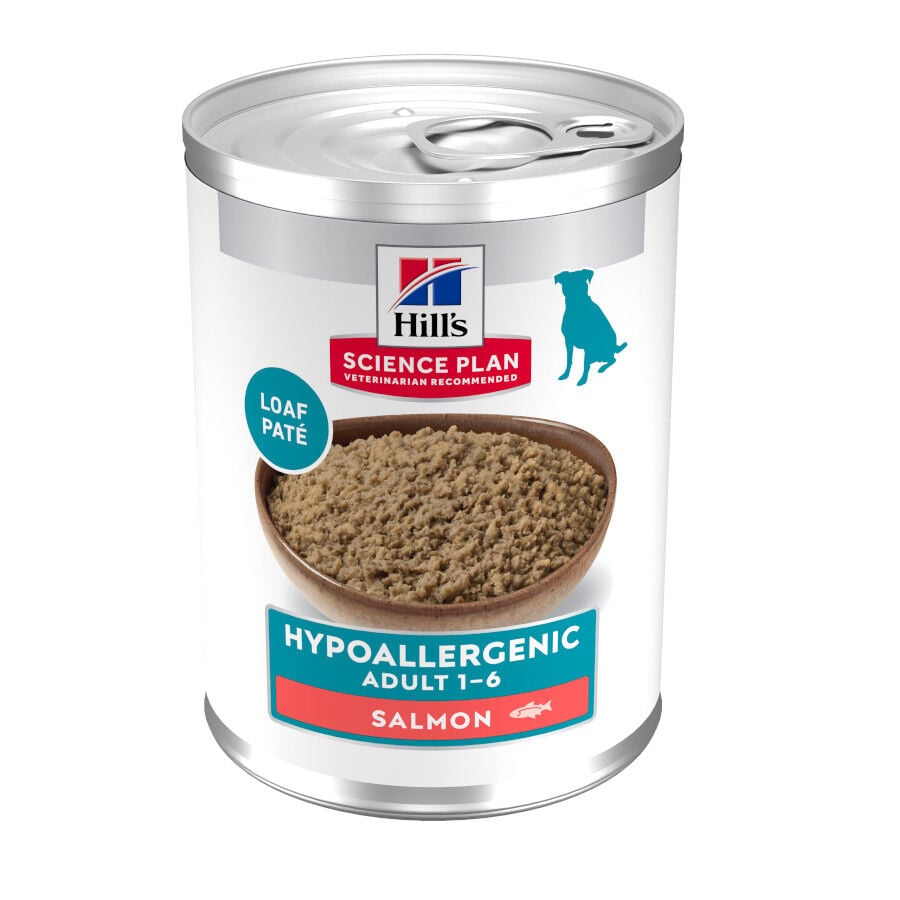 363 g Hill's Science Plan Hypoallergenic Alimento H&uacute;medo con Salm&oacute;n para Perros Adultos, , large indicador imagen numero 1