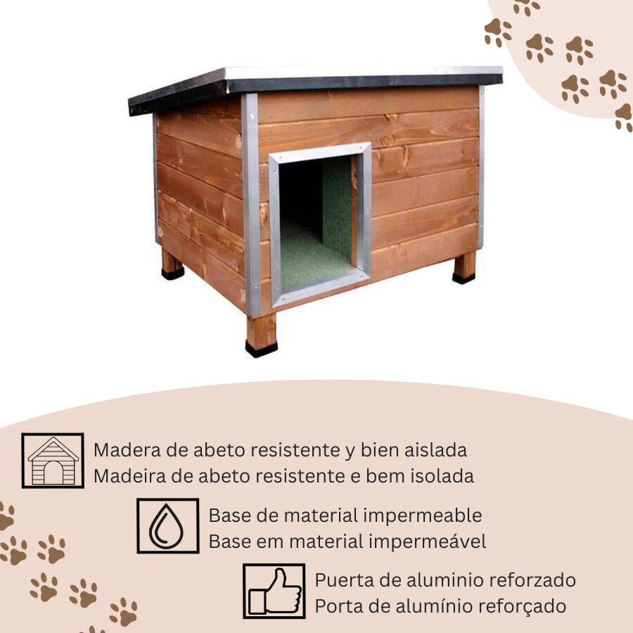 TK-Pet Nevada Caseta de Madera para perros, , large Imagen numero 4