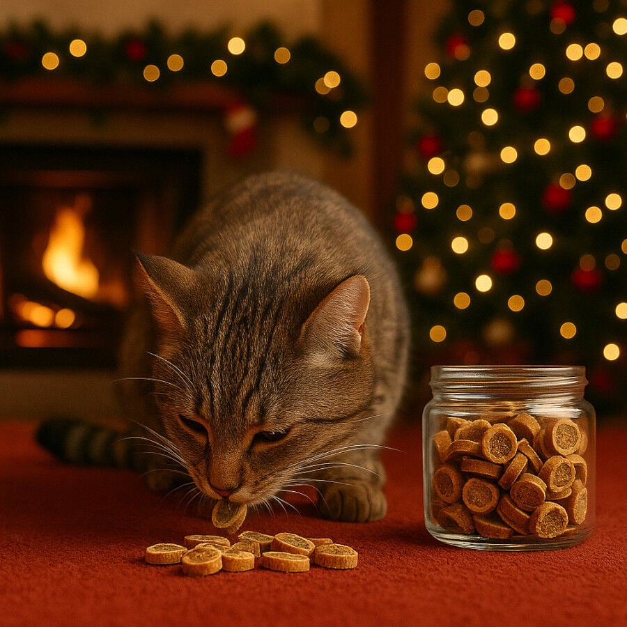 50 g Wonder Christmas Caja de Bocaditos Navide&ntilde;os para gatos, , large indicador imagen numero 2