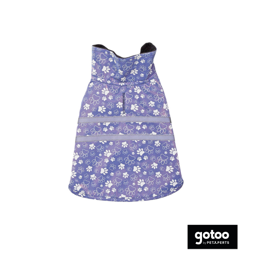 Gotoo Impermeable Estampado Huellas para perros, , large indicador imagen numero 2