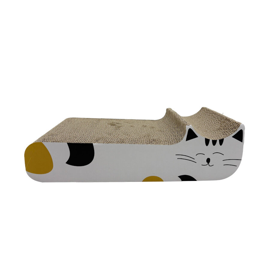 Leeby Kira tabla rascador de cart&oacute;n blanco para gatos, , large indicador imagen numero 3