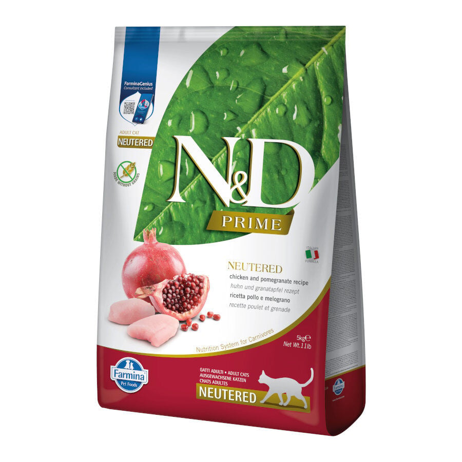 5 kg Farmina N&D Prime Adulto Pollo y Granada pienso para gatos, , large Imagen numero 1