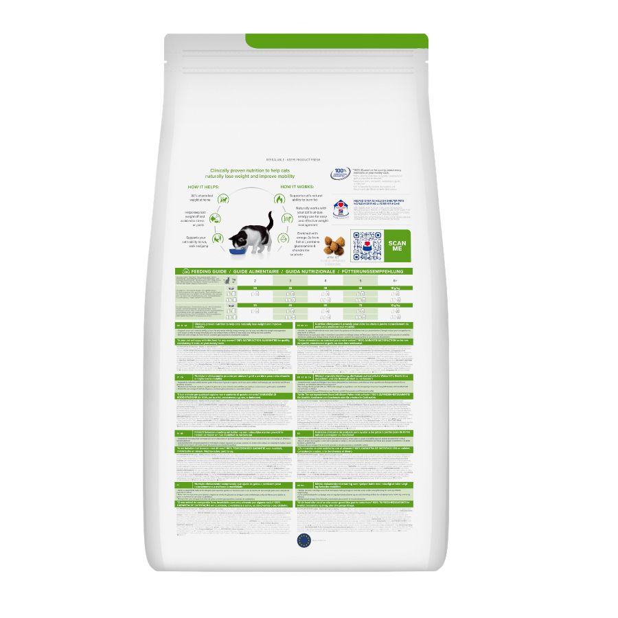 8 kg Hill's Prescription Diet Metabolic + Mobility Pollo Pienso para gatos, , large Imagen numero 3