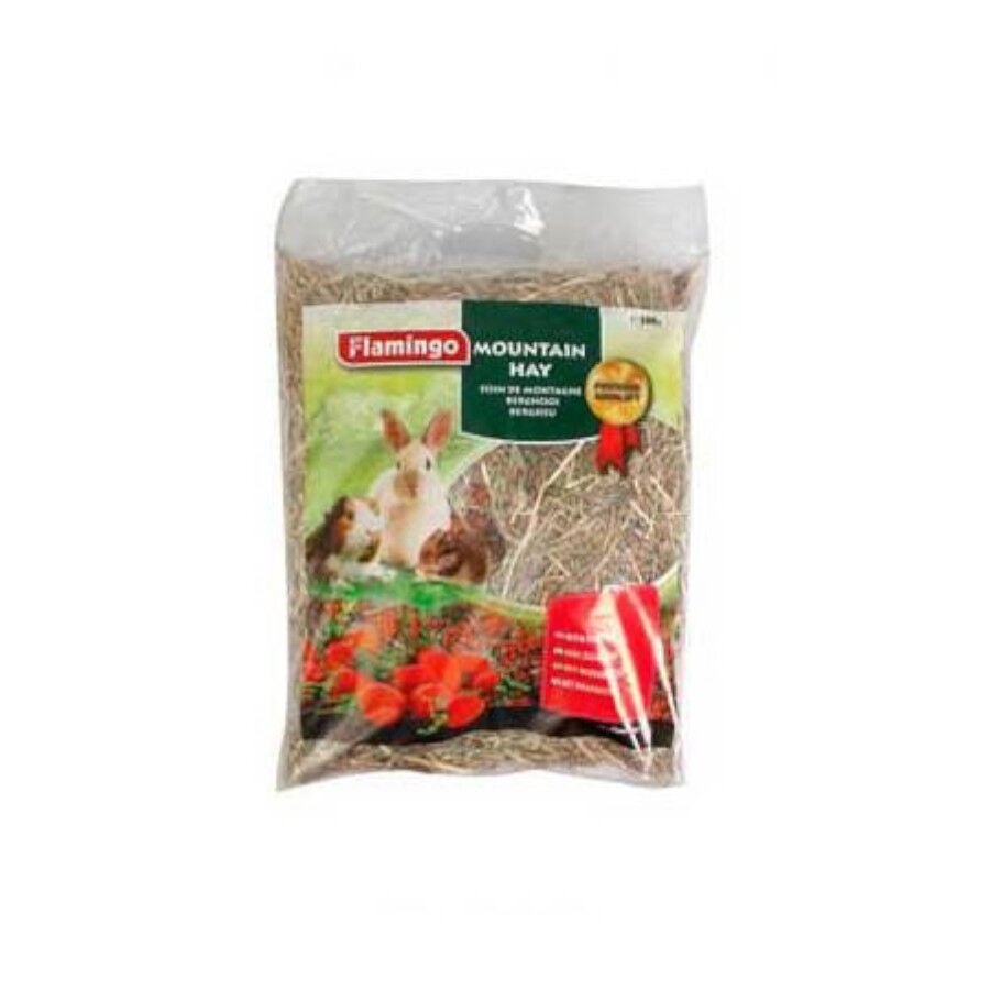 Flamingo Heno de Monta&ntilde;a Escaramujo para roedores