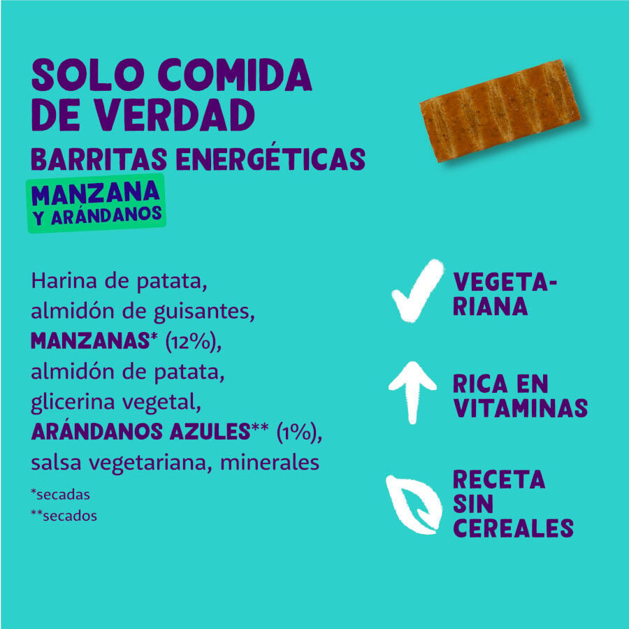 1 barrita Edgard & Cooper Barritas de Manzana y Ar&aacute;ndanos snack para perros, , large indicador imagen numero 4