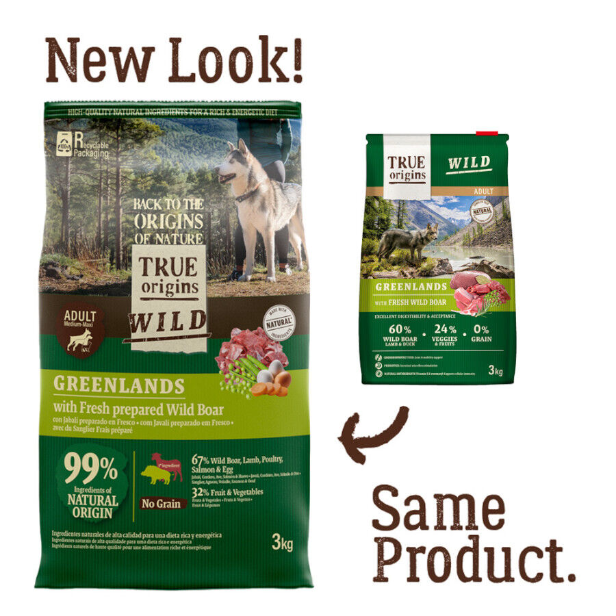 True Origins Wild Greenlands pienso para perros