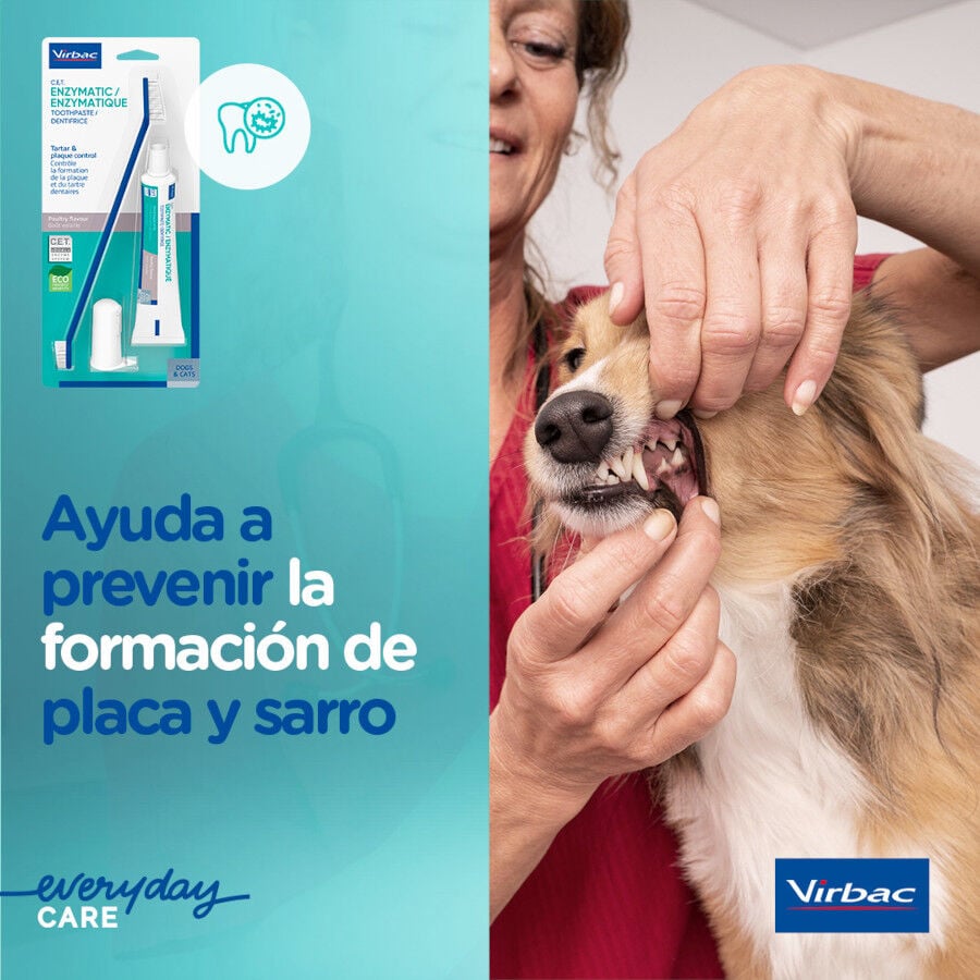 Virbac C.E.T Kit Dent&iacute;frico Enzim&aacute;tico para perros, , large Imagen numero 3