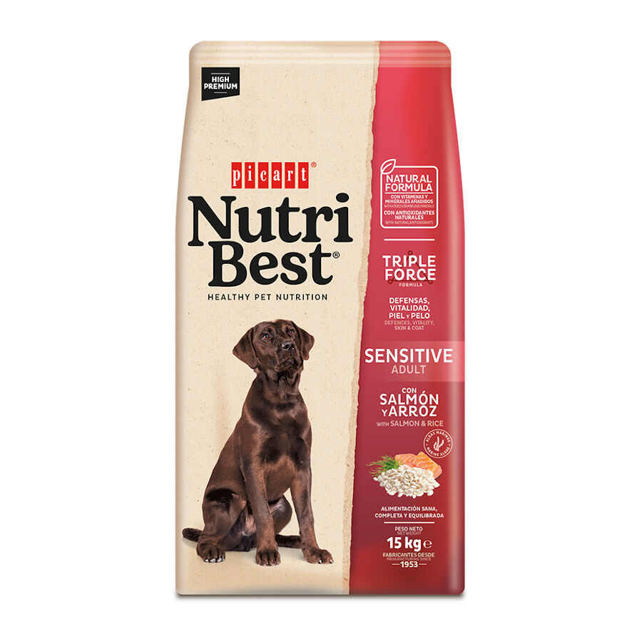 Nutribest Adult Sensitive Salm&oacute;n y Arroz pienso para perros