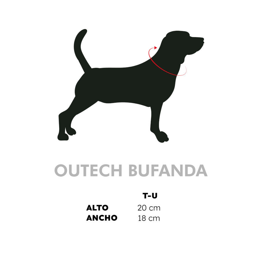 Outech Bufanda Rock para perros, , large indicador imagen numero 4