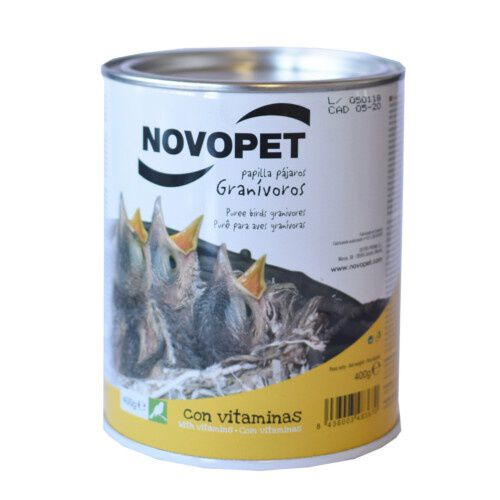 Novopet papilla para cr&iacute;as de p&aacute;jaros gran&iacute;voros Imagen numero 1