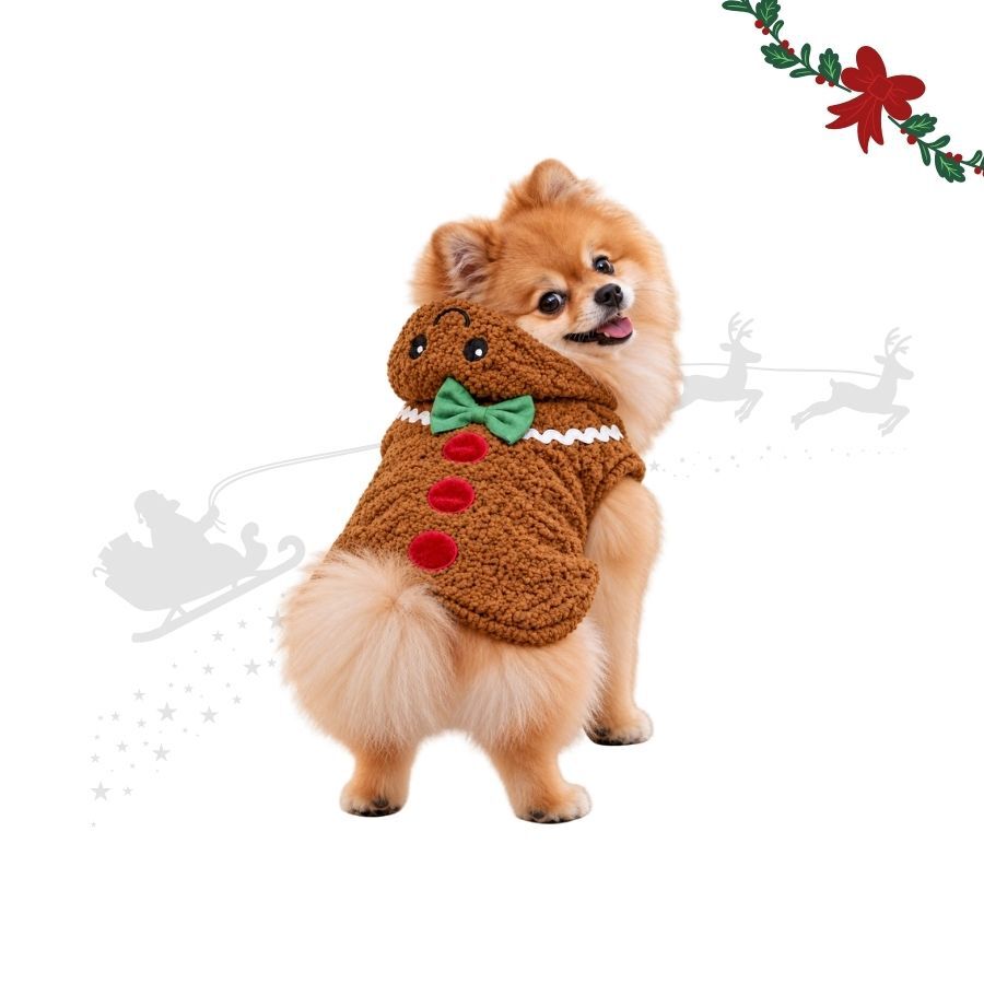 Wonder Christmas Disfraz Galleta Jengibre para perros, , large indicador imagen numero 1