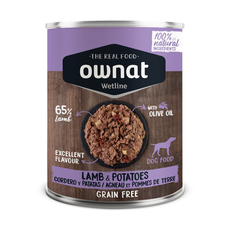 395 g Ownat Wetline Cordero y Patatas lata para perros, , large Imagen numero 1