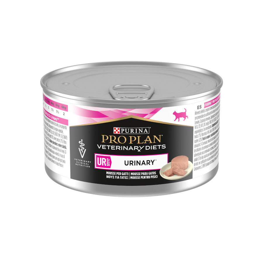 195 g Pro Plan Veterinary Diets Urinary Pavo latas para gatos, , large Imagen numero 1