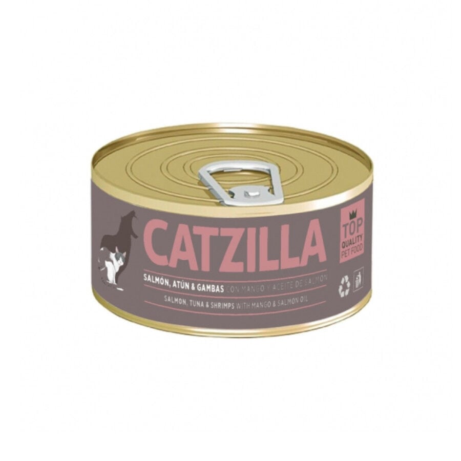 90 g Catzilla pescado lata para gatos, , large Imagen numero 1