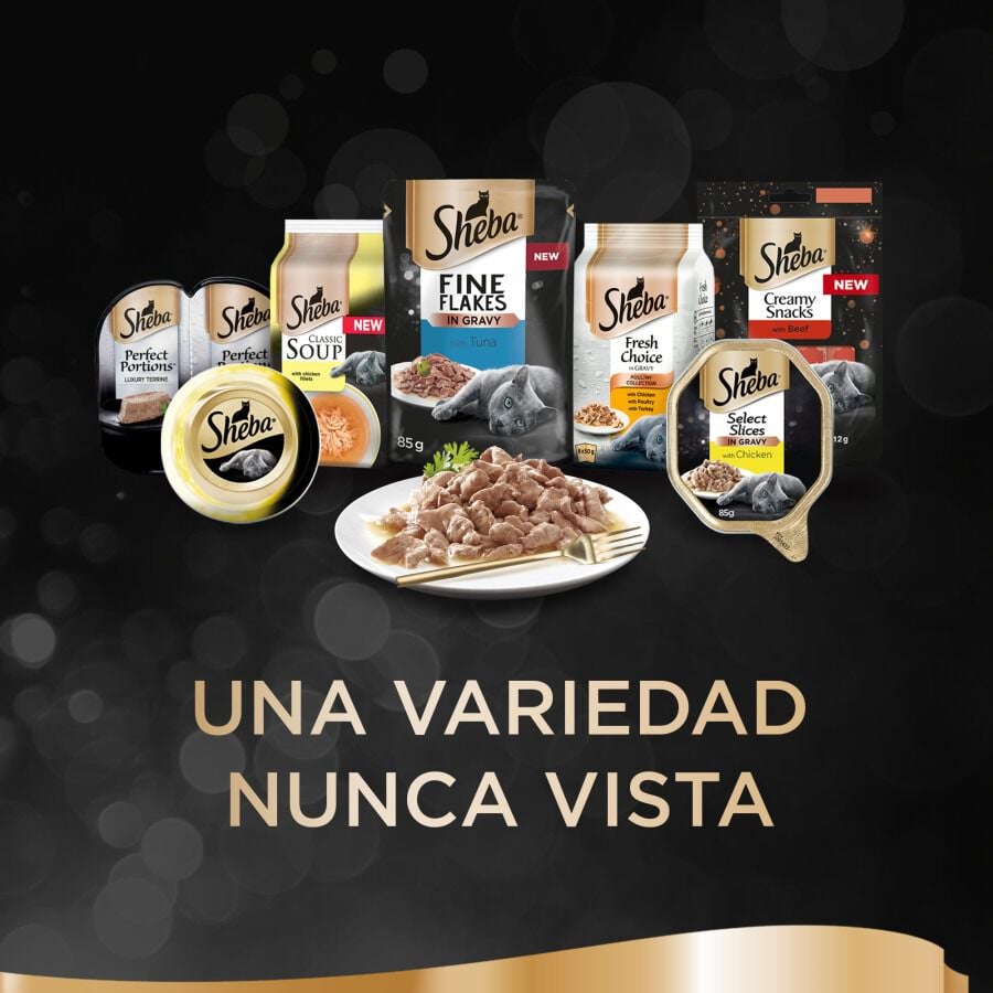 4 sobres x 85 g Sheba Delicatezze Selecci&oacute;n Mixta Gelatina en Bolsita para Gatos , , large indicador imagen numero 9
