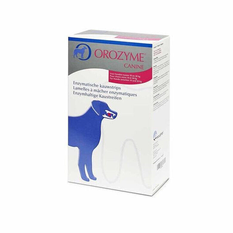 Ecuphar Orozyme Tiras Dent&iacute;fricas Enzim&aacute;ticas para perros de raza grande, , large Imagen numero 1