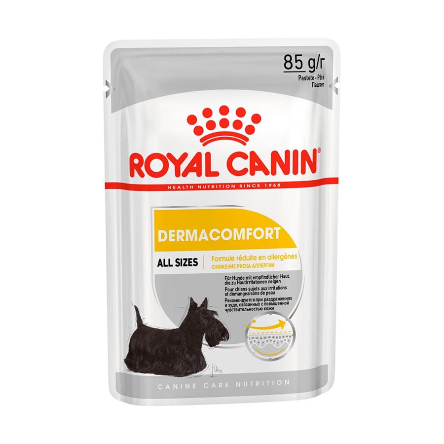 85 g Royal Canin Dermacomfort Sobres Pat&eacute; para perros, , large indicador imagen numero 1
