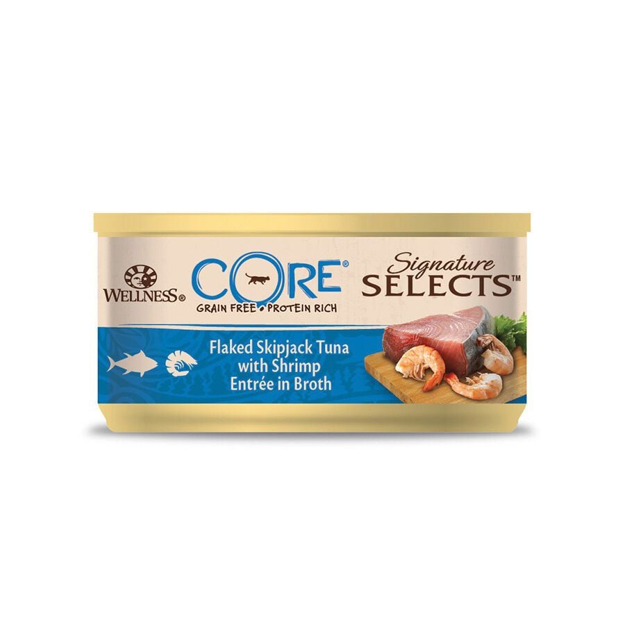 79 g Wellness Core Flaked at&uacute;n lata para gatos, , large Imagen numero 2