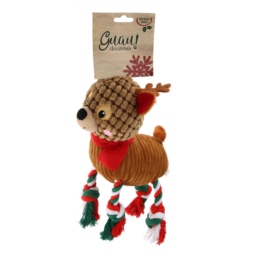 Guau Christmas Reno de Peluche con Cuerda para perros, , large indicador imagen numero 6