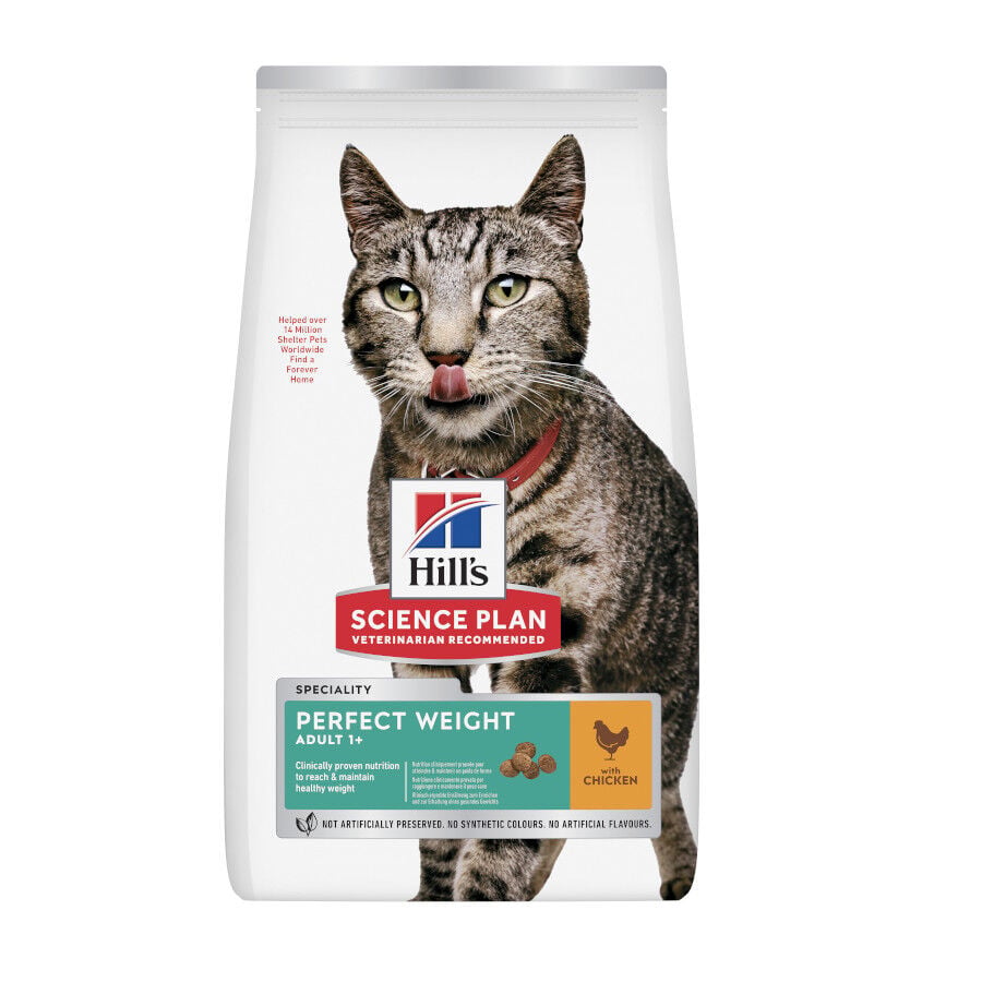 7 kg Hill's Science Plan Perfect Weight Adult pollo pienso para gatos, , large Imagen numero 1