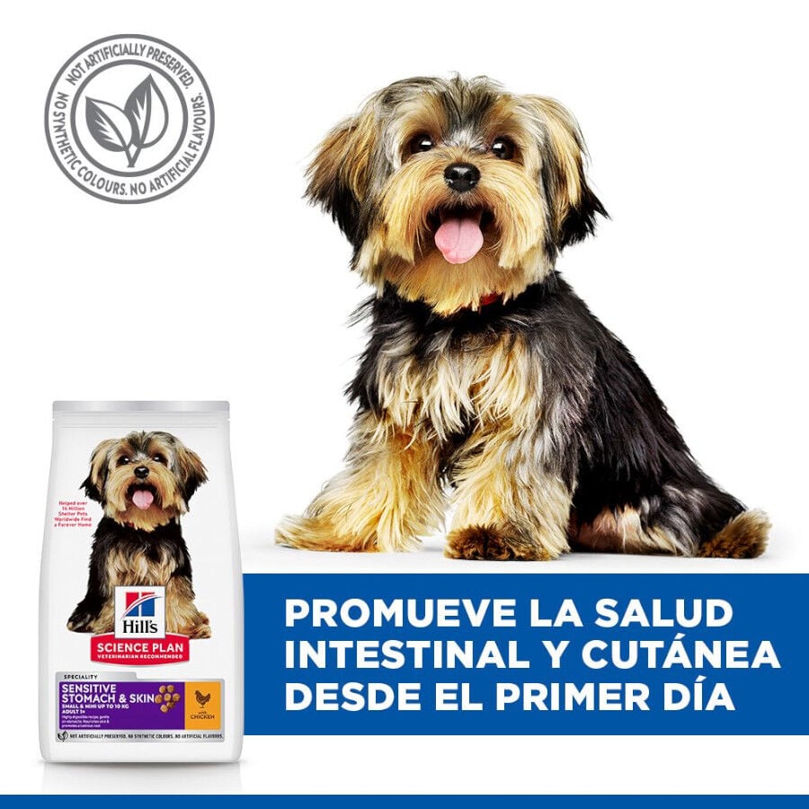 1.5 kg Hill's Science Plan Sensitive Stomach y Skin Small y Mini Pollo pienso para perros, , large Imagen numero 4
