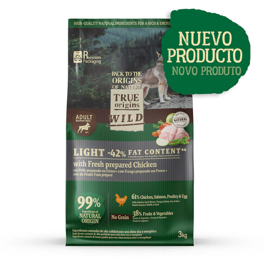 True Origins Wild Light Pollo pienso para perros, , large Imagen numero 2