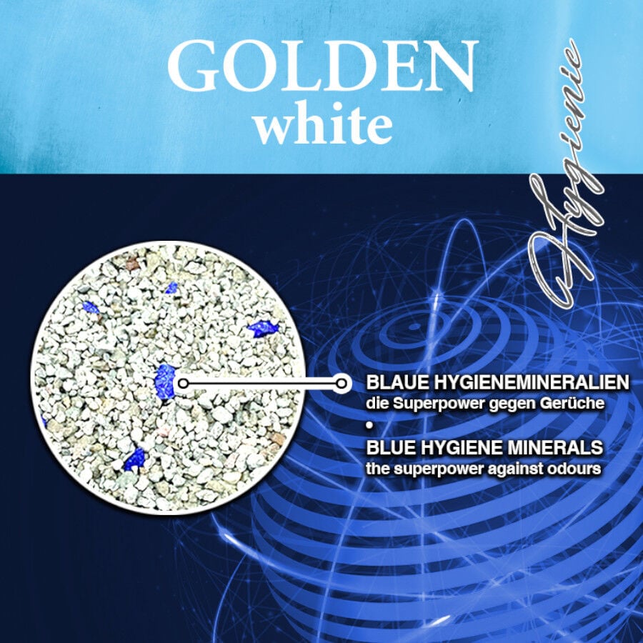 14 kg Golden White Arena Aglomerante Lavanda para gatos, , large Imagen numero 4