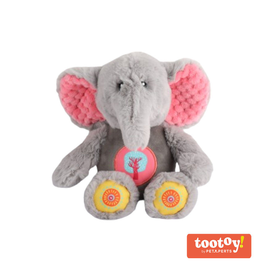 Tootoy! Comfort Cute Elephant Cuddler peluche para perros, , large indicador imagen numero 1
