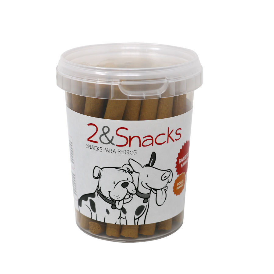 300 g 2&Snacks Barritas Pollo para perros, , large Imagen numero 1
