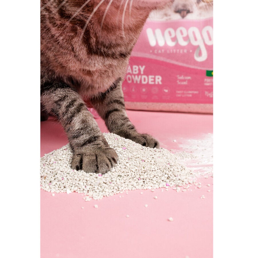 Weego Baby Powder Arena Aglomerante para gatos, , large indicador imagen numero 4