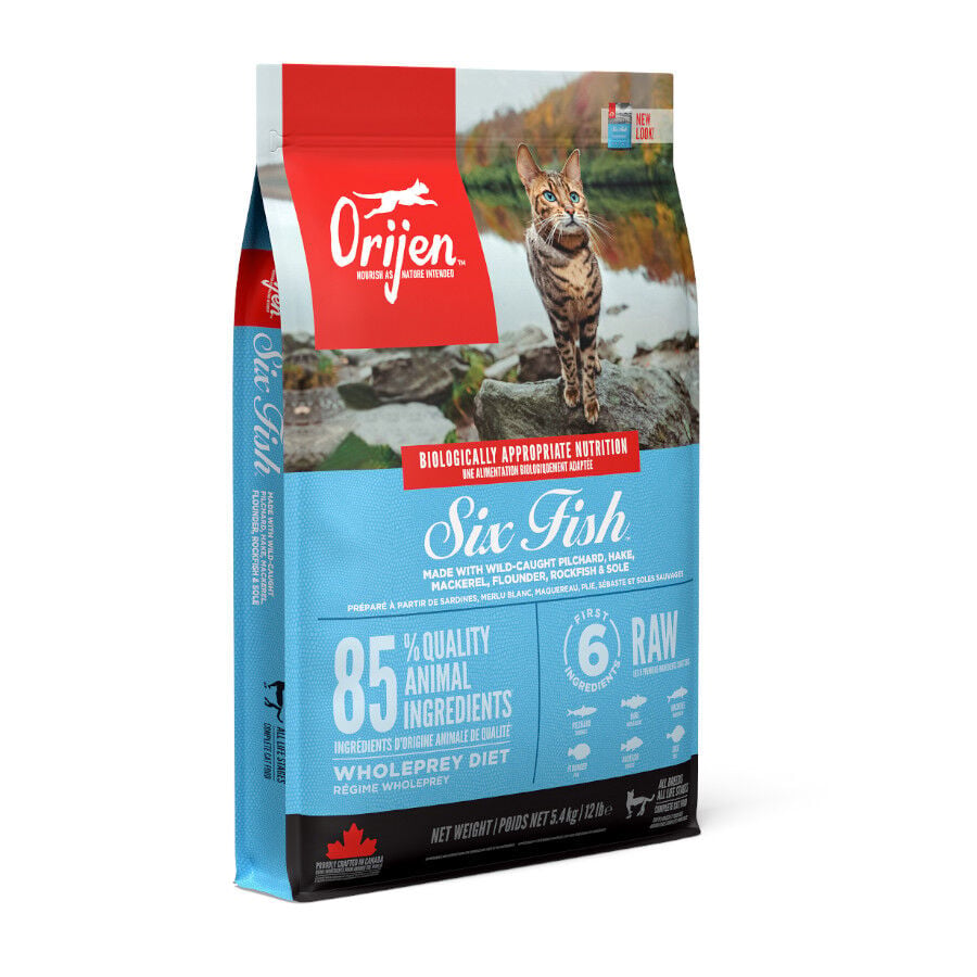 5.4 kg Orijen Six Fish pienso para gatos, , large indicador imagen numero 1