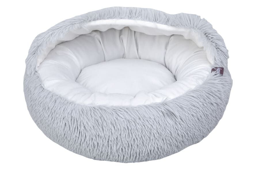 Leeby Cama Cueva Antiestr&eacute;s Gris para gatos, , large indicador imagen numero 1