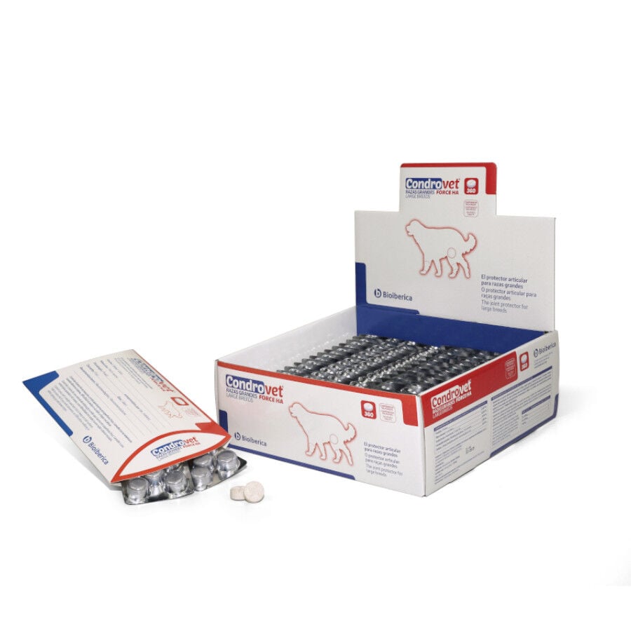 360 comprimidos Bioiberica Condrovet Force Ha Condroprotector para perros de razas grandes, , large indicador imagen numero 3