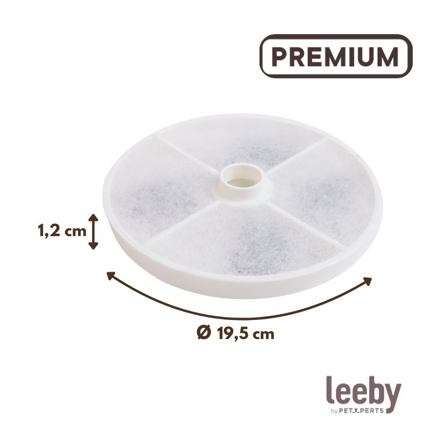 Leeby Recambio de Filtro para Fuente de gatos, , large indicador imagen numero 3
