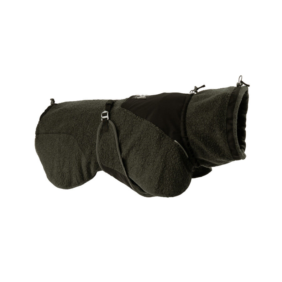 Non-stop Dogwear Abrigo de Lana Azul y Verde Oscuro para perros