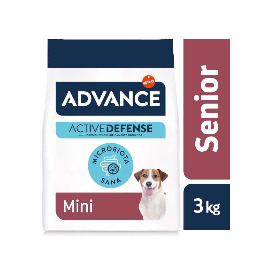 3 kg Advance Senior Mini +8 Pollo y Arroz pienso para perros, , large indicador imagen numero 2