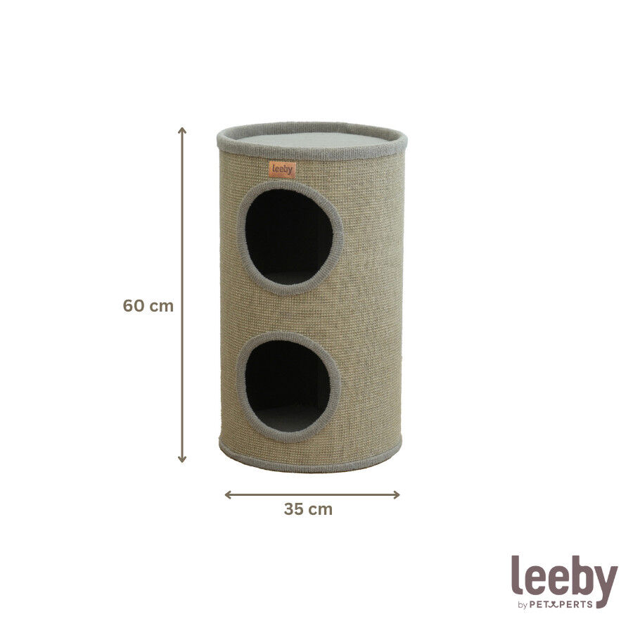 Leeby BonBon barril rascador con cama nido para gatos, , large indicador imagen numero 4