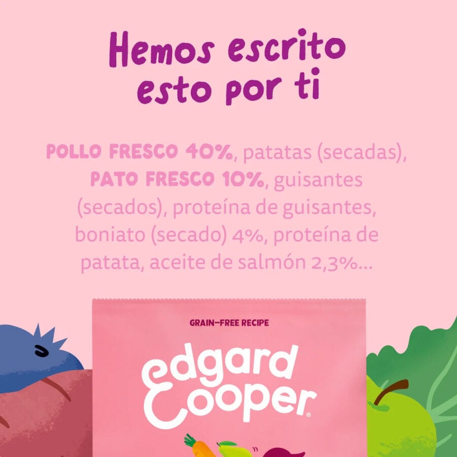 3 kg Edgard & Cooper Pienso Pato y Pollo para cachorros mini, , large indicador imagen numero 7