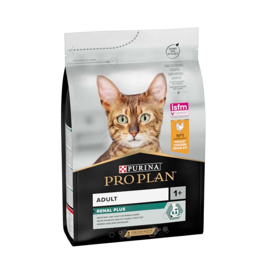 10 kg Pro Plan Adult Renal Plus Pollo Pienso para gatos, , large Imagen numero 1