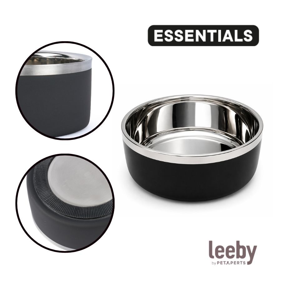 Leeby Comedero Acero Inoxidable para perros y gatos, , large indicador imagen numero 3