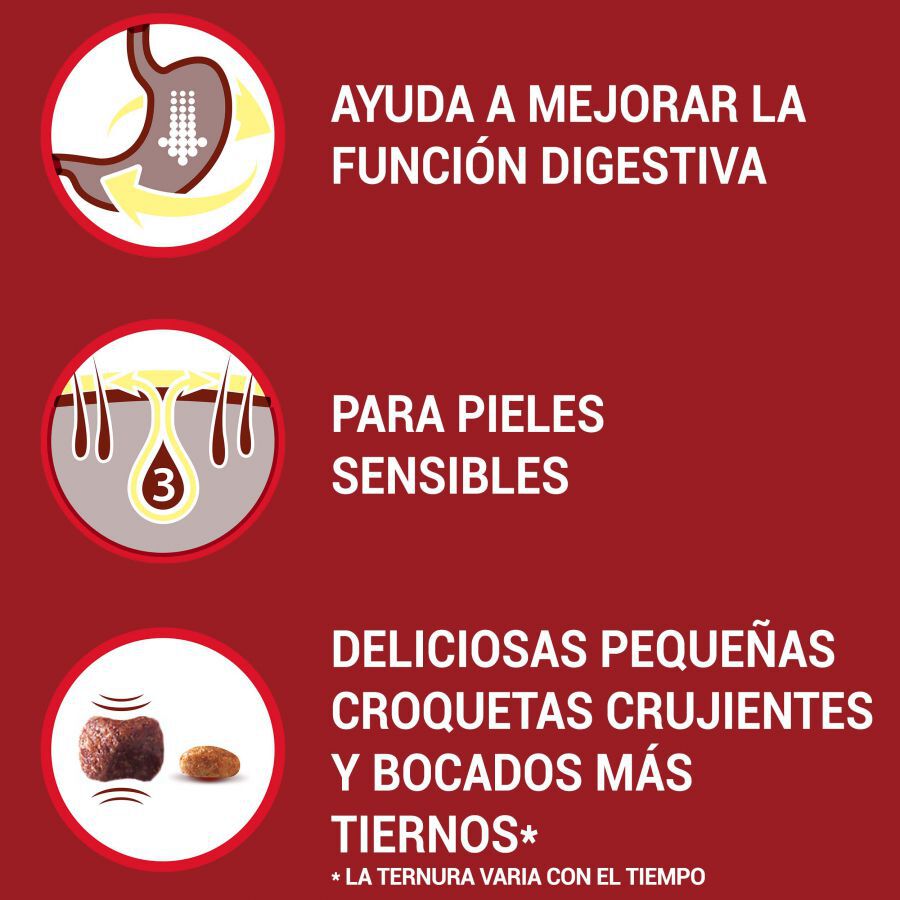 1.5 kg Purina One Adult Mini Bifensis Sensitive Salm&oacute;n y Arroz pienso para perros, , large indicador imagen numero 4