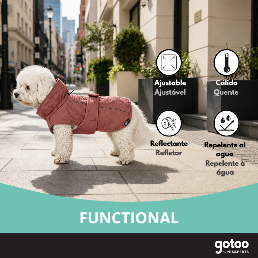 Gotoo Chaqueta Rosa para perros, , large indicador imagen numero 6