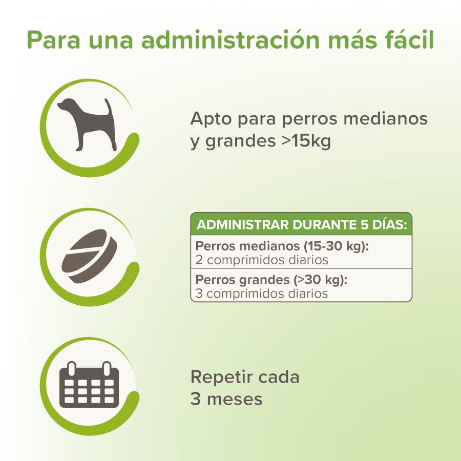 Beaphar Vermipure Repelente Interno Natural en comprimidos para perros medianos y grandes, , large indicador imagen numero 4